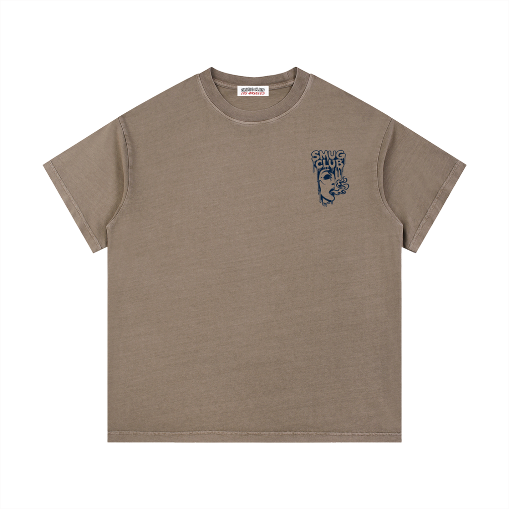 Vintage Wash Cotton T-Shirt front logo