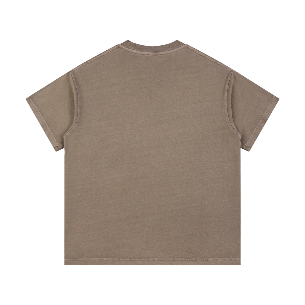 Vintage Wash Cotton T-Shirt front logo