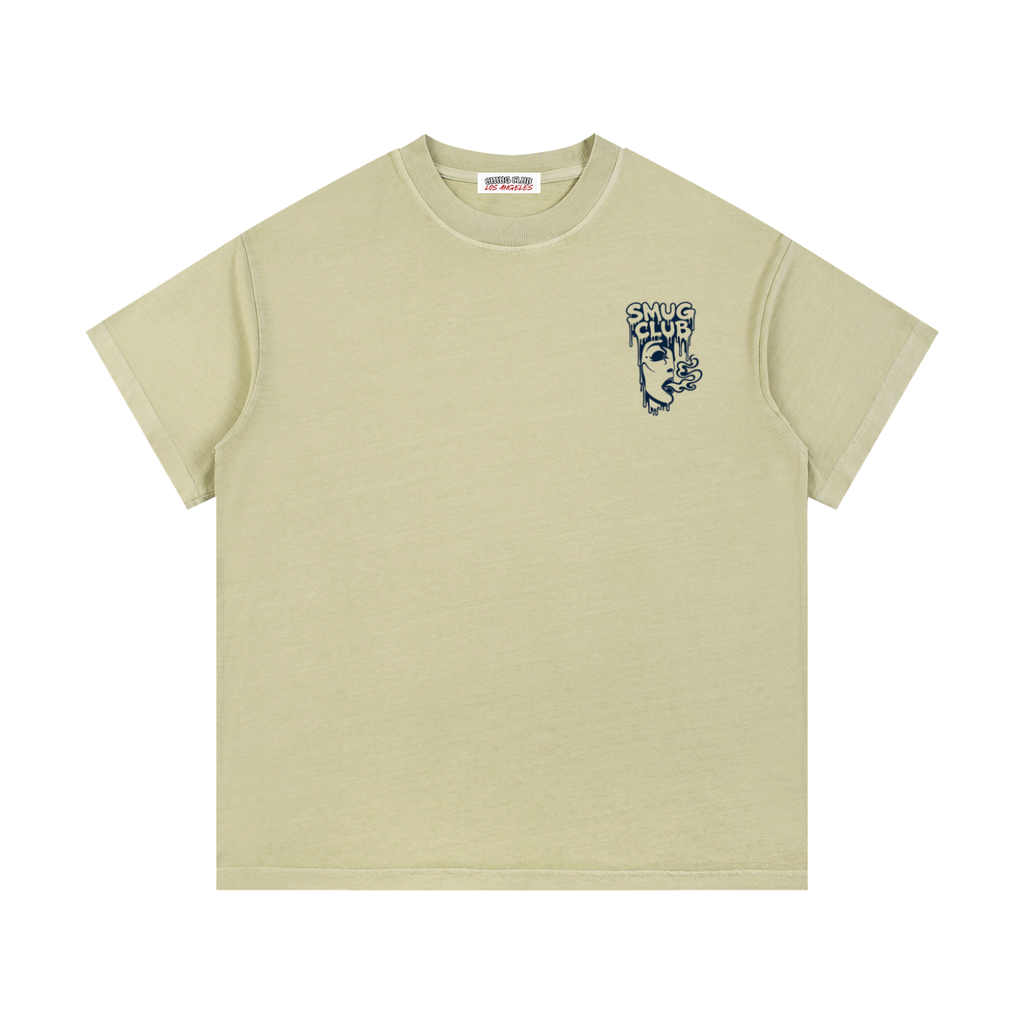 Vintage Wash Cotton T-Shirt front logo