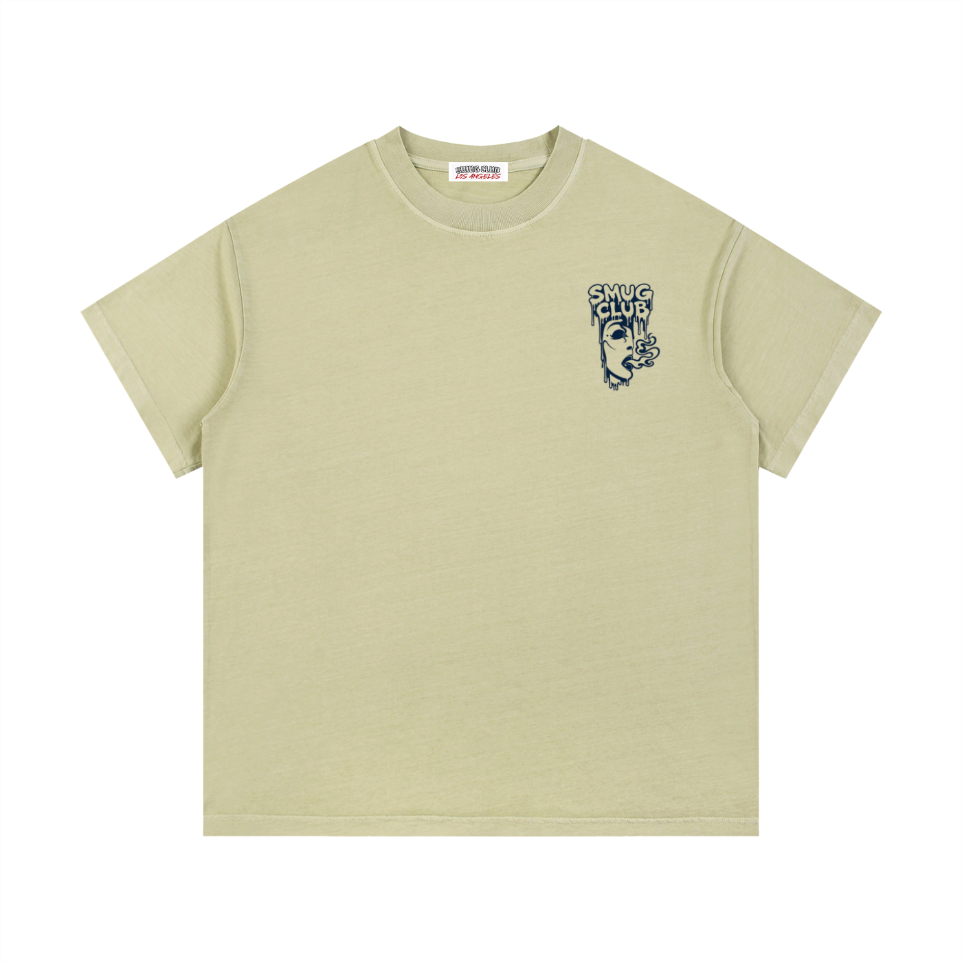 Vintage Wash Cotton T-Shirt front logo