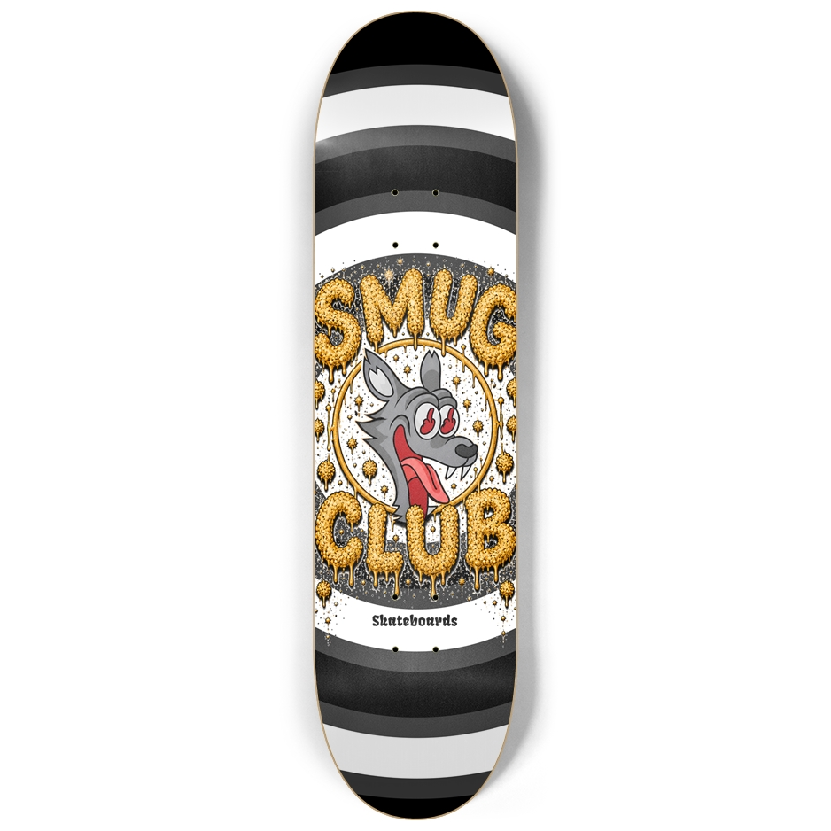 8.25x32.25 looney smug club deck