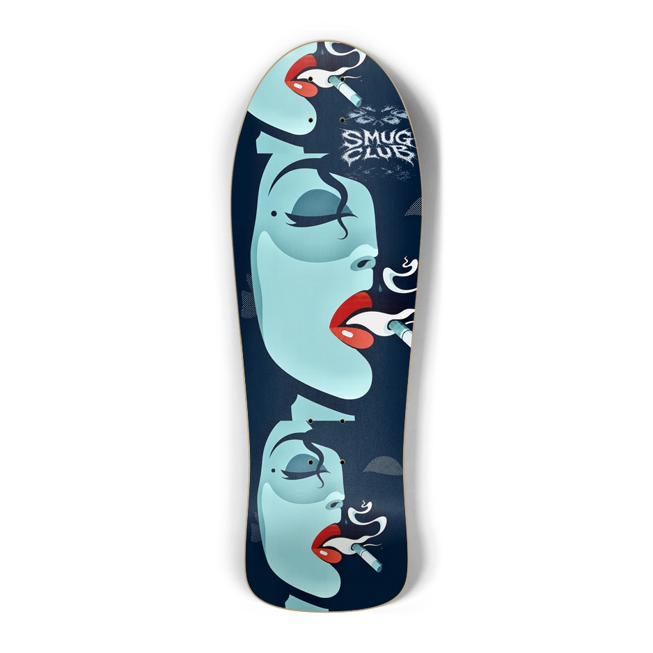 Old skool Smug Skateboard